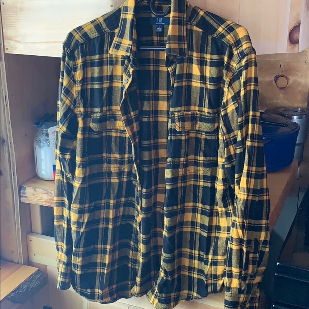 Black and yellow flannel